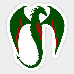 the dragon from the flagon Sticker